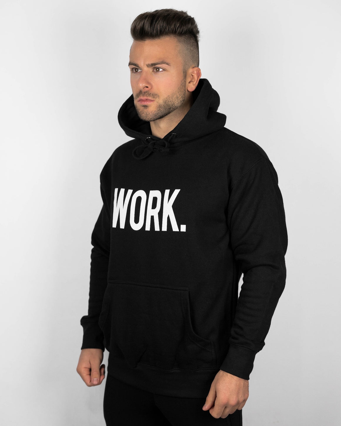 WORK. Premium Hoodie - Black