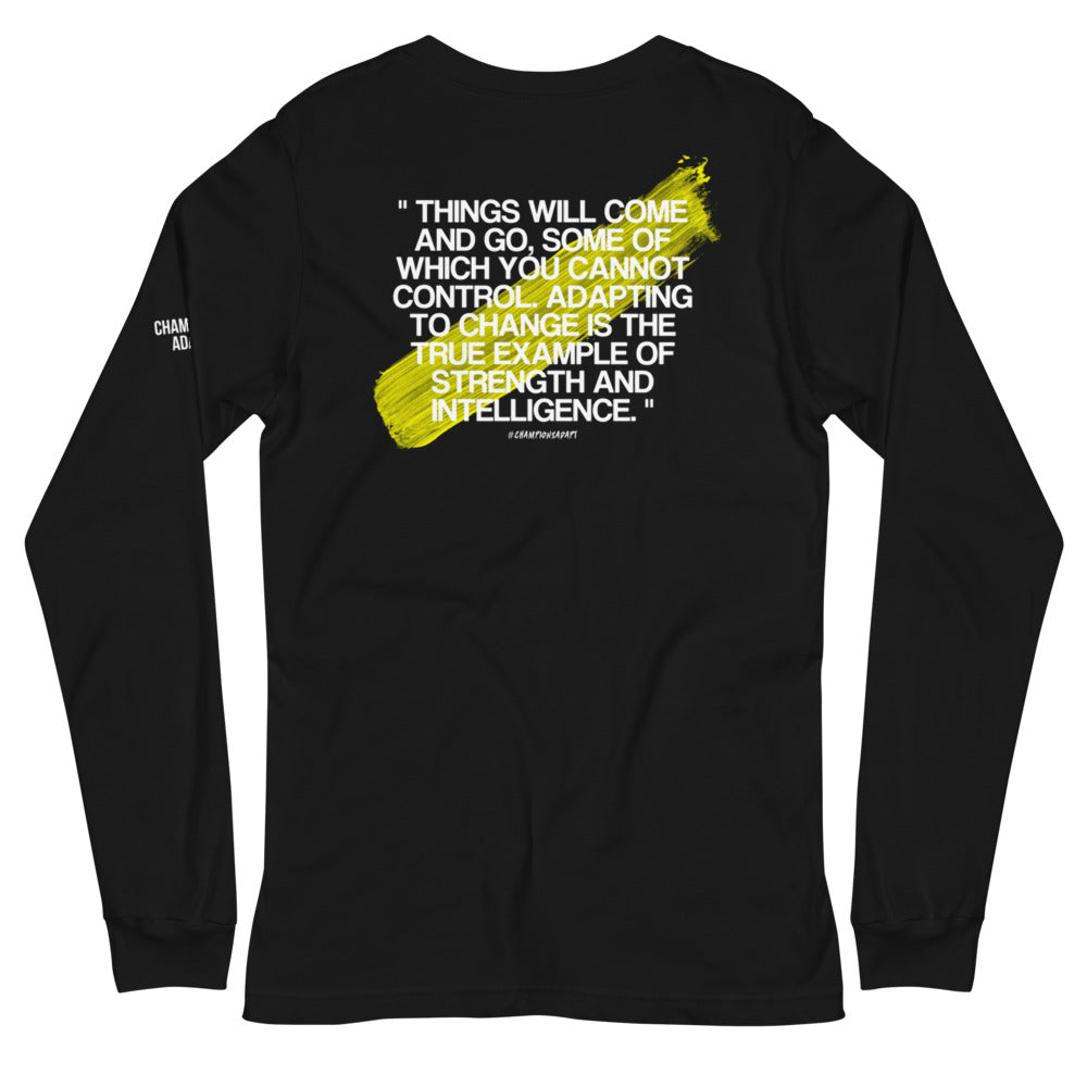 Limited Edition C/A QUOTE Long-sleeve Tee - Black