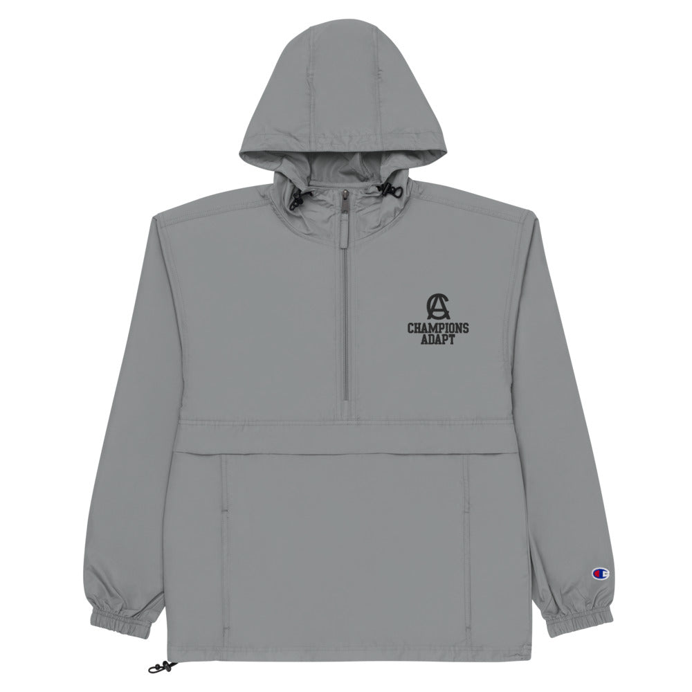 Embroidered Champions Adapt Academy Jacket - Graphite